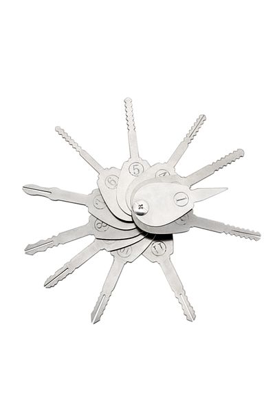 Choice Package B 20psc Foldable Car Lock Double Sided Opener Practice Locksmith Equipment Tool