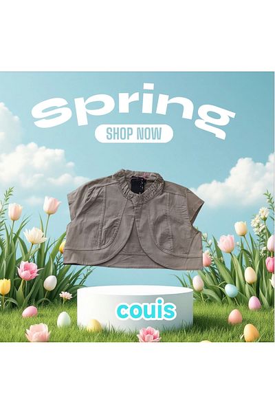 couis Saks Blue Bolero with Lycra