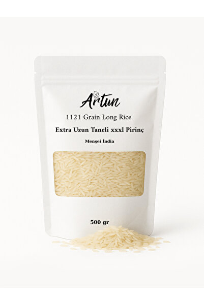 Artun Group 500 gram Dolgun Uzun Ve Iri Taneli 1.kalite Hint Iran Basmati Pirinç