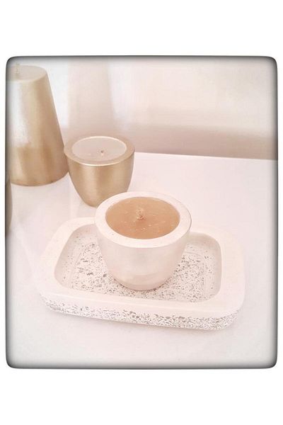 N NOXXO Decorative Plate Concrete Presentation Plate