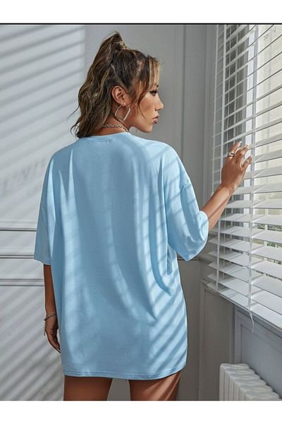 BENROMA 1 تي شيرت هدية عند شراء 6 أو أكثر في العربة - تي شيرت مطبوع عليه Ocean City مقاس كبير للجنسين