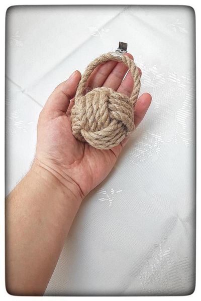 N NOXXO Decorative Tablecloth Holder Made of 6 mm Thick Jute Rope