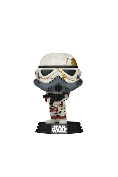 TOYFEST فانكو بوب! Ahsoka Thrawn's Night Trooper - الطريق الفضائي 76542، قطعة الفم الزرقاء
