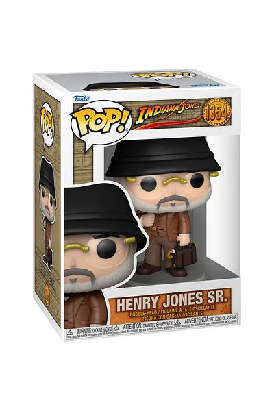 TOYFEST Funko POP - إنديانا جونز رايدرز أوف ذا لوست آرك هنري جونز ريال. شخصية الفيلم