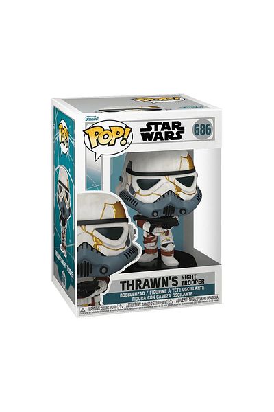 TOYFEST فانكو بوب! Ahsoka Thrawn's Night Trooper - الطريق الفضائي 76542، قطعة الفم الزرقاء