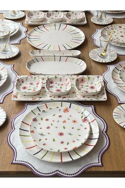 ROSSEV Vega 98 Piece Breakfast Set for 12 People