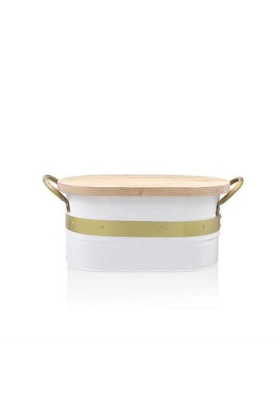 ROSSEV Galvin White Bread Storage Container