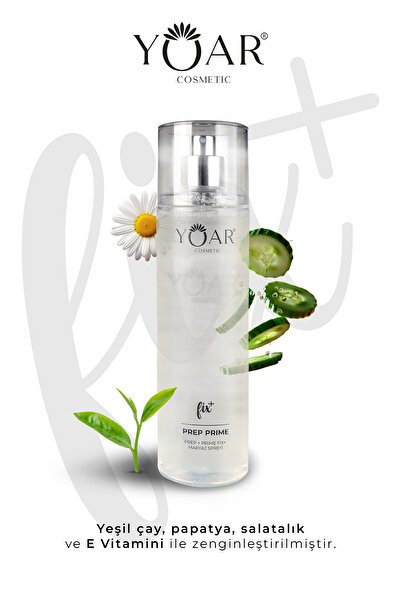 Yoar Cosmetic Nemlendirici Makyaj Sabitleme Spreyi, Make-up Fix Sprey- E Vitaminli