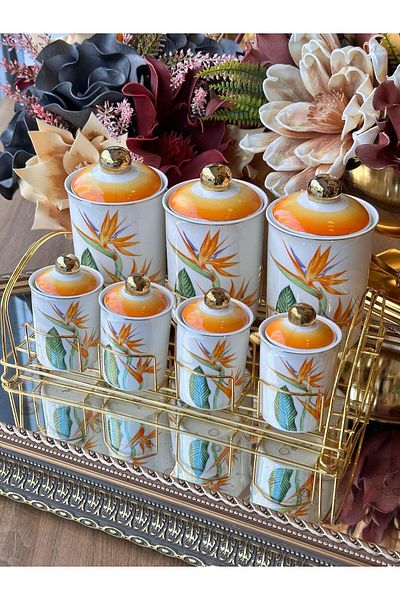 ROSSEV Amazon 7-Piece Spice Set with Stand