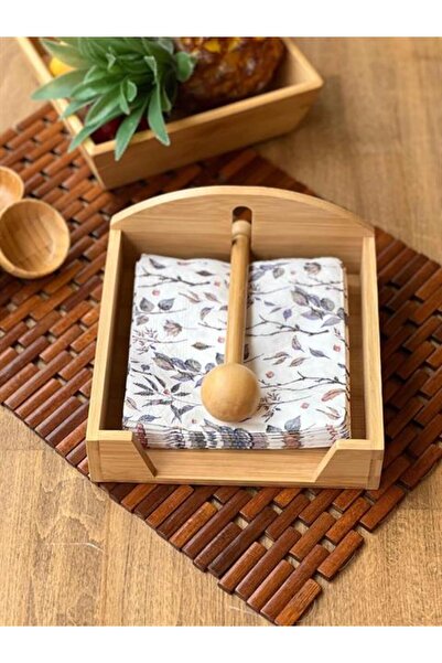 ROSSEV Natural Bamboo Napkin Holder