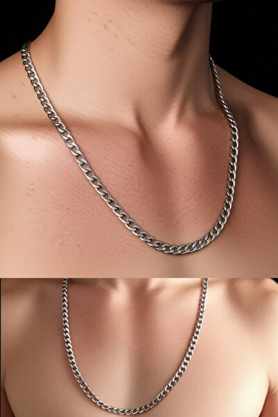 mrmpro 60cm Stainless Steel Necklace - Allergy Free