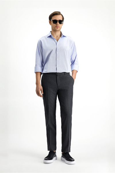 Kiğılı Classic Woolen Slim Fit Trousers - Slim Fit