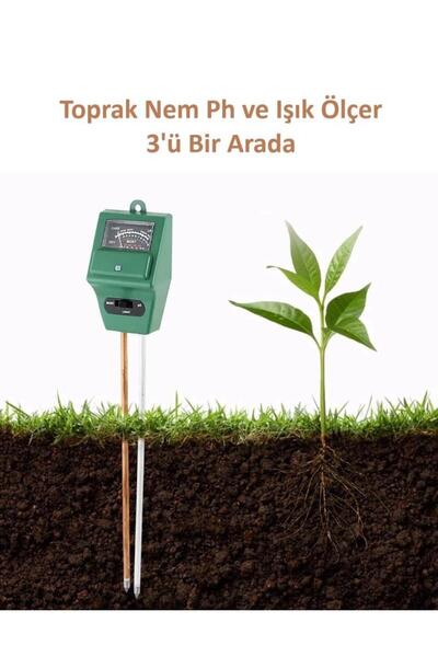 Genel Markalar Toprak Nem Ph Metre Ölçer Işık Ölçer Toprak Ph Düzenleyici - I...