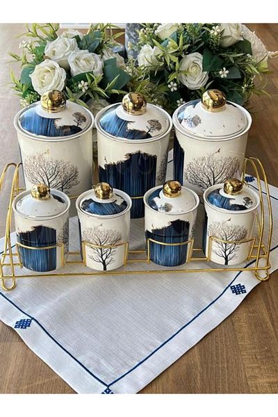 ROSSEV Blue Dream 7-piece - with Stand and Spice Rack