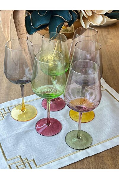 ROSSEV Mikasa Moor Colorful 6lı Kadeh 560ml