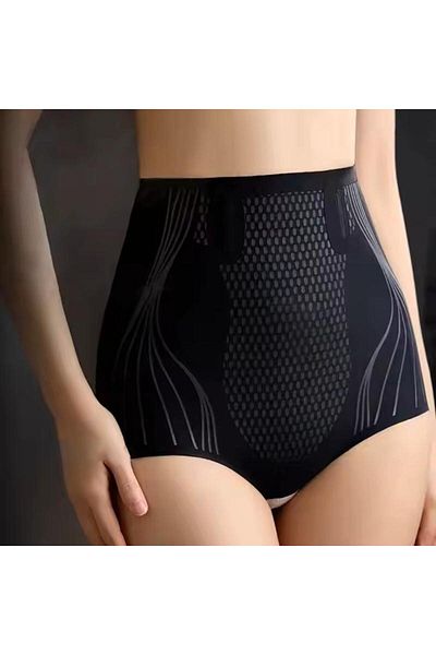 giyindegel Ionizer Laser Cut Corset Collector Non-Marking High Waist V-Control Butt Corset Panty