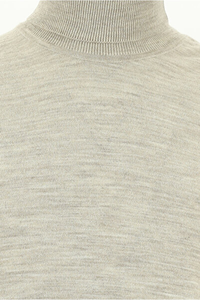 Abdullah Kiğılı Balıkçı Yaka Regular Fit Yünlü Triko Kazak