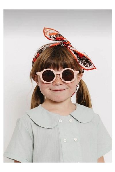 MACERATİ Scandinavian 0-10 Years Old Child Sun Glasses Uv400 Certified Pink Glasses