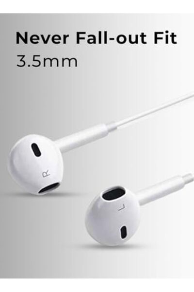 Glassology سماعات أذن سلكية مقاس 3.5 مم مع ميكروفون وصوت ستيريو وعالمية لأجهزة Ios وAndroid وPs4/5 وMac والمزيد.