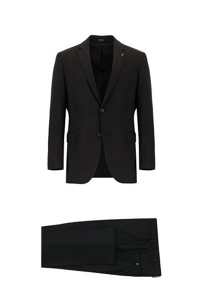 Abdullah Kiğılı Regular Fit Woolen Patterned Combination Suit