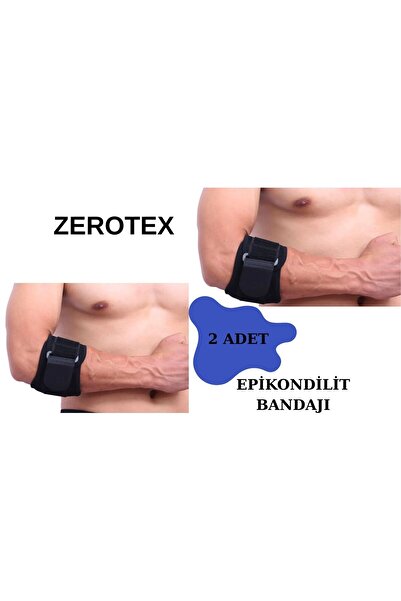 zerotex 2 Adet Ortapedik Epikondilit Bandı Sporcu Golfcü Tenisçi Dirseği Bandajı