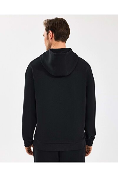 SKECHERS M Essential Hoodie Sweatshirt S242110 Men's Hooded Sweatshirt Black