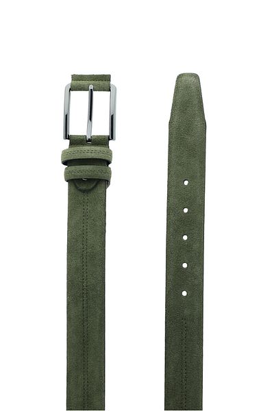 Kiğılı Sports Patterned Suede Leather Belt