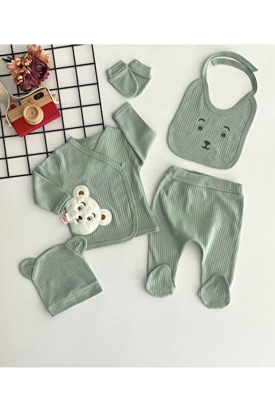 nevrankids Bear Organik 5'li Hastane Çıkışı Seti