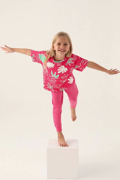 Rolypoly Girl's Pink Pajama Set