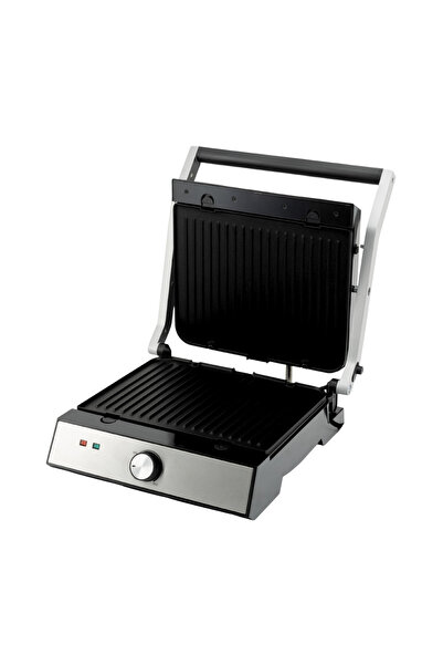 Luxell Lxtm-02 2000 Watt Döküm Izgara Ve Tost Makinesi Izgara Için 180° Açılabilir