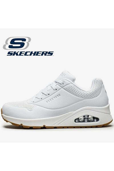 SKECHERS Unisex Αθλητικά Παπούτσια - UNO StandAIR 73690 Λευκό