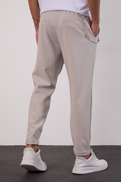 İLKCET MODA Gri Hafif Bol Kesim Mevsimlik Jogger Pantolon