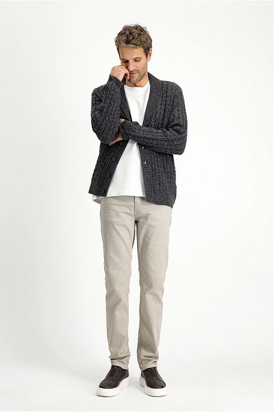 Kiğılı Patterned Wool Knitwear Cardigan