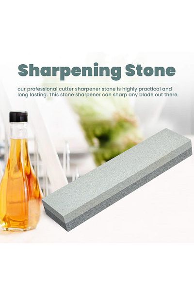 TOTAL TAC2620001 Combination Sharpening Stone 200x50x25mm Double Grit Knife & Tool Sharpener