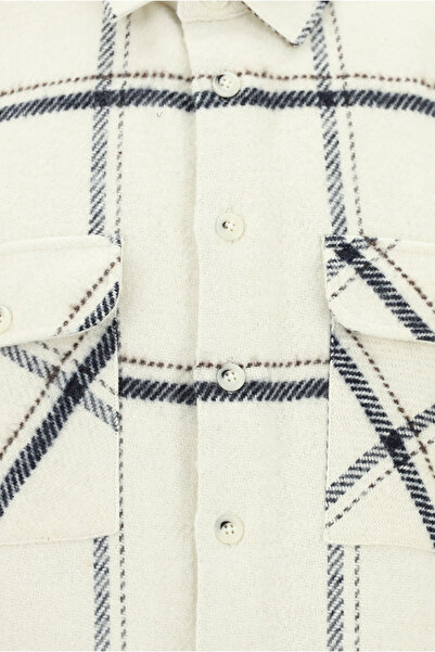 Abdullah Kiğılı Uzun Kol Oversıze Pamuklu Ekose Gömlek