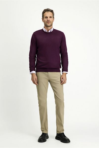 Kiğılı Crew Neck Regular Fit Cotton Cashmere Knitwear Sweater