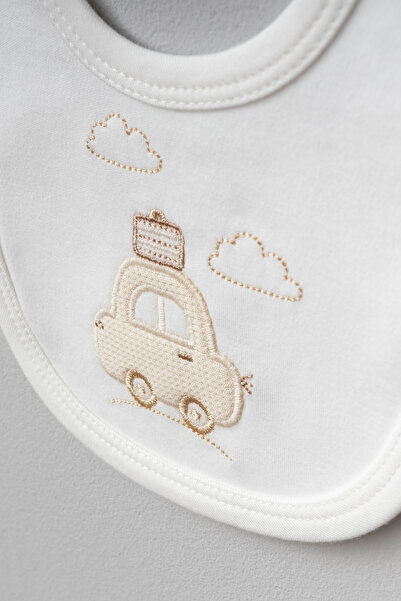 Bebitof Cloudy Car Patterned 5 Piece Newborn Hospital Discharge Bodysuit Set