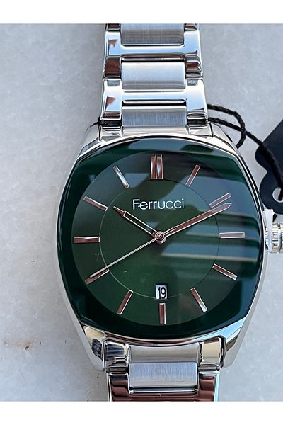 Ferrucci Men's Watch 2 Years Warranty All F. Active Steel 3Atm Bracelet Gift
