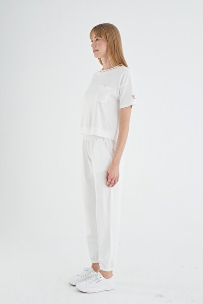 Sevim SEVİM 21203 SET PANTALON EMBROIDERED 25A