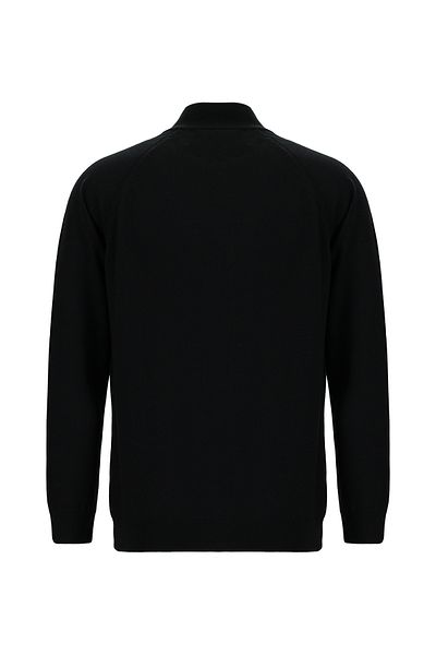 Abdullah Kiğılı Zippered Wool Knitwear Cardigan