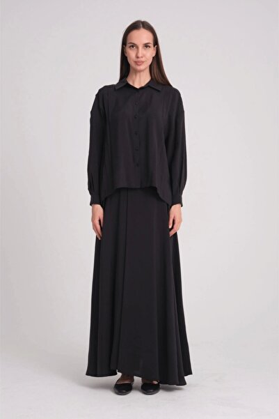 qooq Cămașă Olbis neagră 25SS201