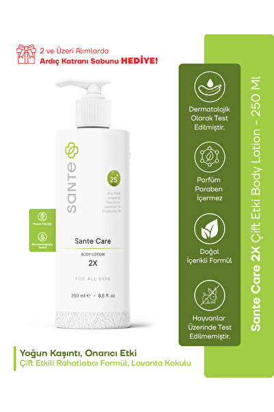 SantePlus Sante Plus Sante Care Çift Etki Cilt Bakım Losyonu (, KAŞINTI) 250 ml