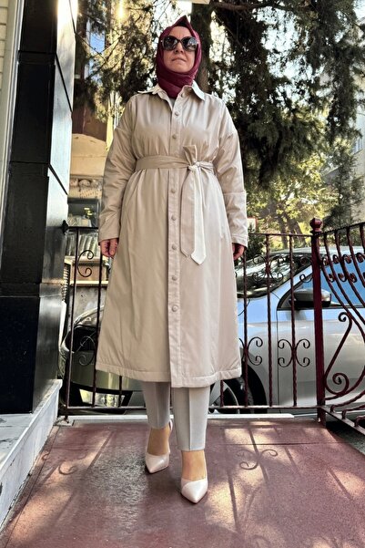 MISS DALIDA Knitwear Lined Windbreaker Stone T25K-8019