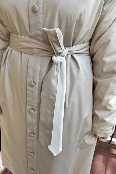 MISS DALIDA Knitwear Lined Windbreaker Stone T25K-8019