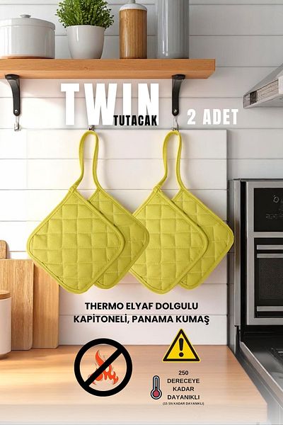 sevilya Twin Double Pack Heat Resistant Oven Holder (2 Pcs)