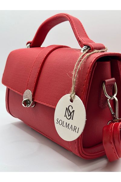 SOFT Solmari Luna Model Black Women's Hand and Shoulder Bag