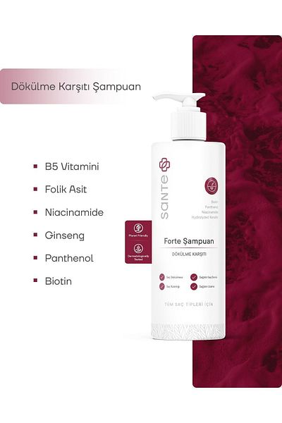 SantePlus Anti-Intense Shedding Biotin & Keratin 4V Forte Shampoo 250 ml
