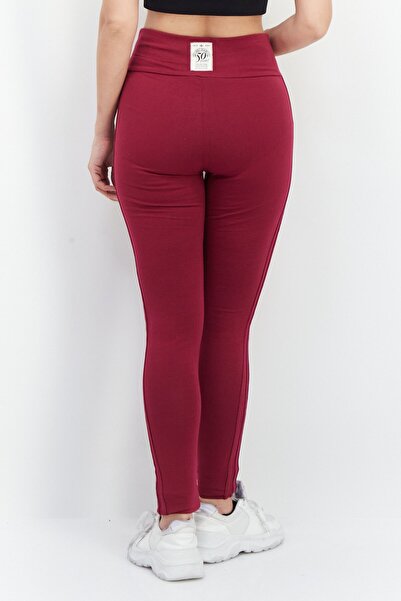 adidas Women Sportswear Fit Training Leggings, Burgundy