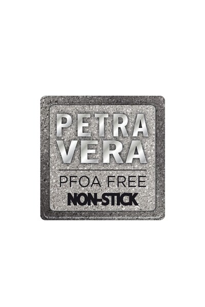 Bialetti Donatello Petravera Grill Pan 28 X 28 Cm With Non-stick Coating With Stone Particles