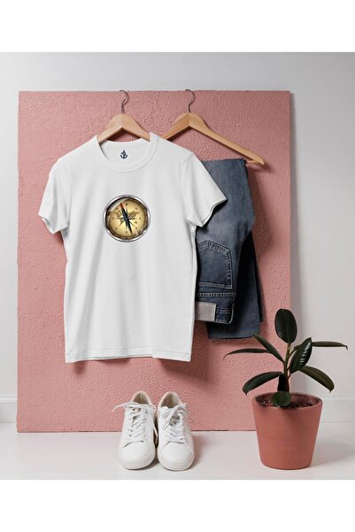 bahriyeli.jpeg supradimensionat Pusula / Compass Design unisex tricou